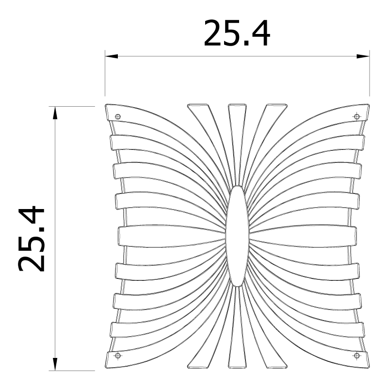 VedoNonVedo Mariposa élément décoratif pour meubler et diviser les espaces - Fuchsia transparent 3